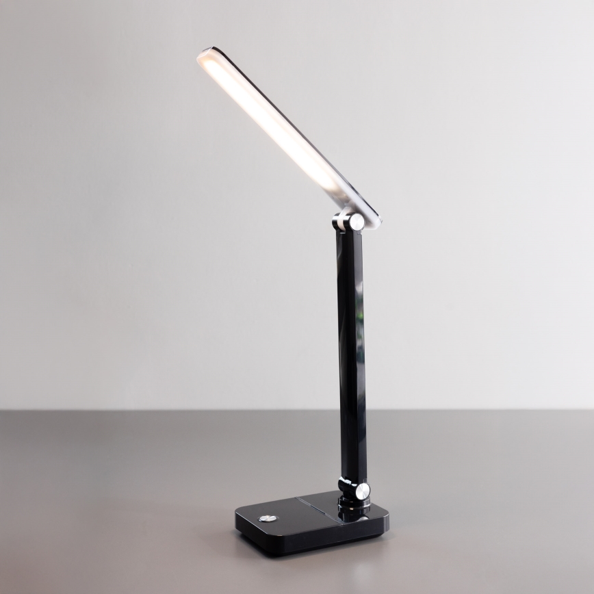 Zuma Line - LED Ricaricabile lampada da tavolo LED/8W/1200 mAh 3000/4500/6000K nero
