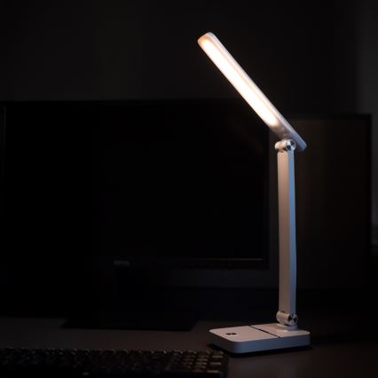 Zuma Line - LED Ricaricabile lampada da tavolo LED/8W/1200 mAh 3000/4500/6000K CRI 90 bianco