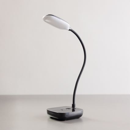 Zuma Line - LED Ricaricabile lampada da tavolo LED/7W/1200 mAh 3000/4500/6000K nero