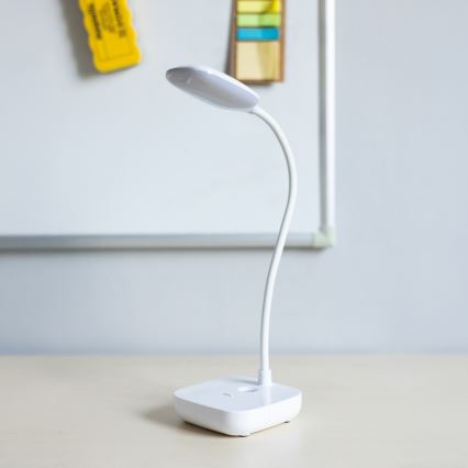 Zuma Line - LED Ricaricabile lampada da tavolo LED/7W/1200 mAh 3000/4500/6000K CRI 90 bianco