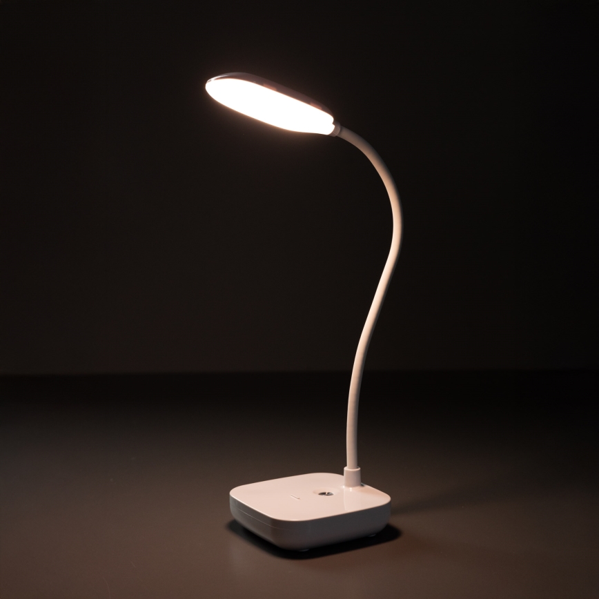 Zuma Line - LED Ricaricabile lampada da tavolo LED/7W/1200 mAh 3000/4500/6000K CRI 90 bianco