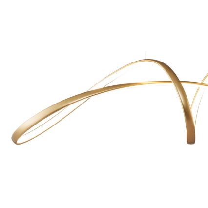 Zuma Line - Lampadario LED a sospensione con filo LED/50W/230V 3000/4000/6000K oro