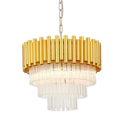 Zuma Line - Lampadario a sospensione con catena 4xE14/40W/230V oro