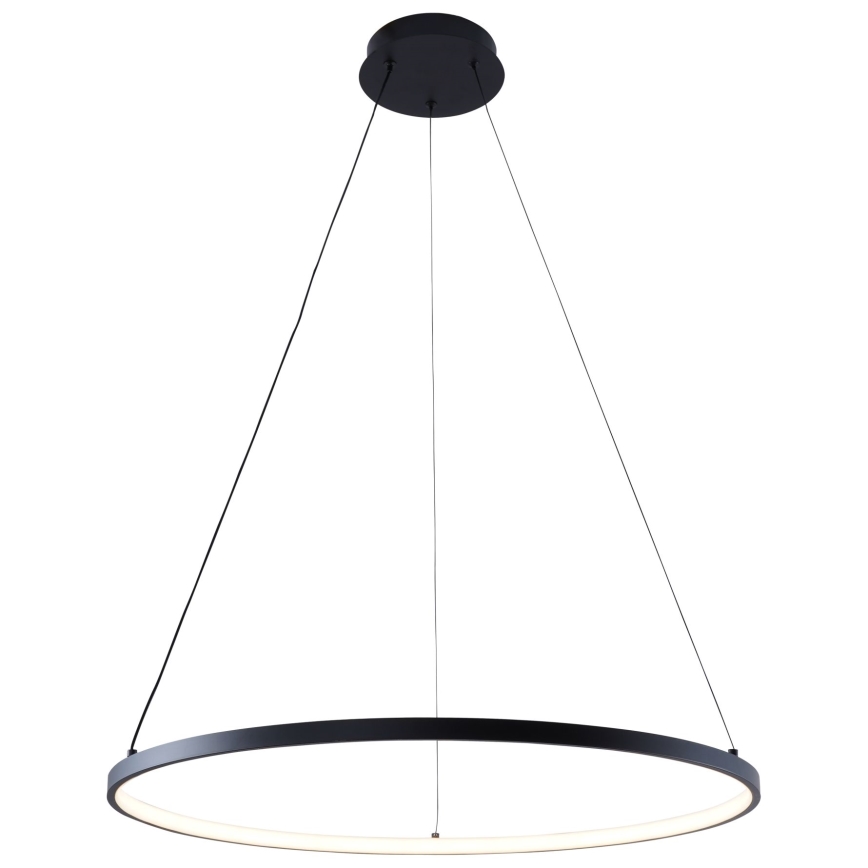 Zuma Line - Lampadario LED a sospensione con filo LED/28W/230V 3000/4000/6000K diametro 60 cm nero