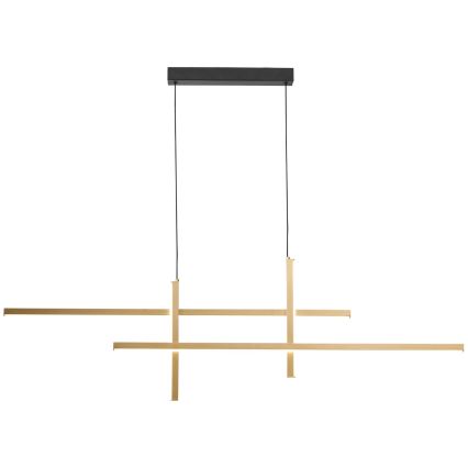 Zuma Line - Lampadario LED a sospensione con filo LED/42W/230V 3000/4000/6000K oro