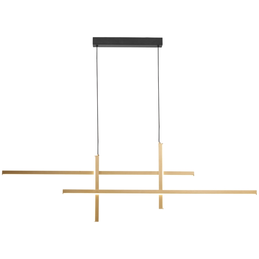 Zuma Line - Lampadario LED a sospensione con filo LED/42W/230V 3000/4000/6000K oro