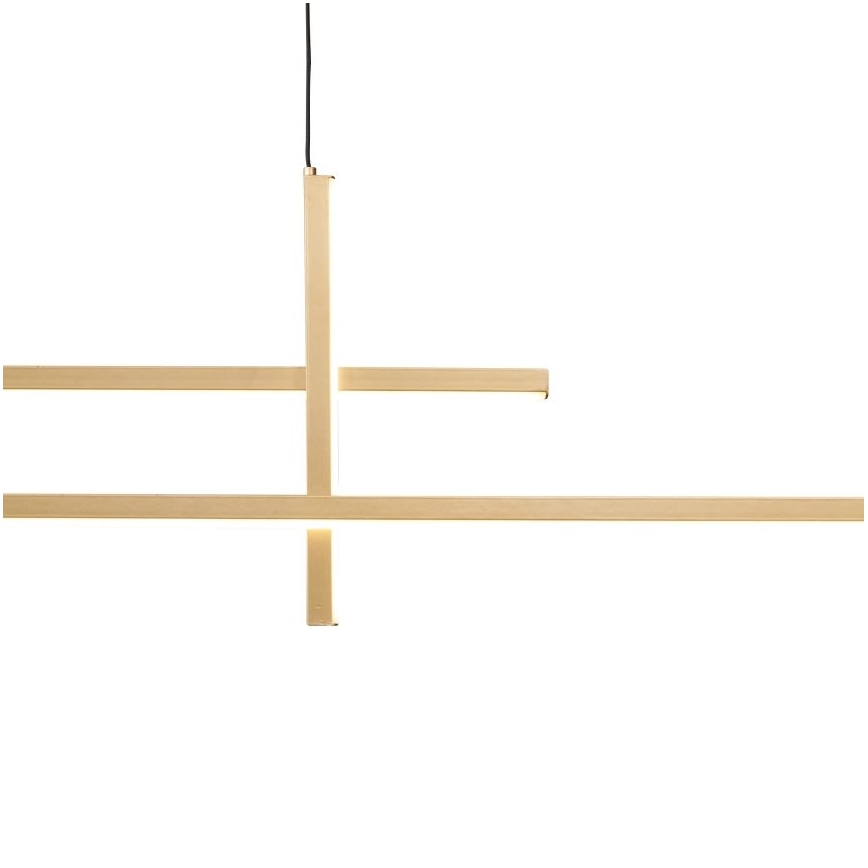 Zuma Line - Lampadario LED a sospensione con filo LED/42W/230V 3000/4000/6000K oro