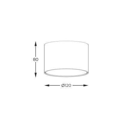 Zuma Line - Luce Spot 1xGU10/15W/230V quercia