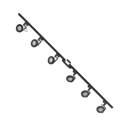 Zuma Line - Faretto per sistema a binario 6xGU10/10W/230V nero