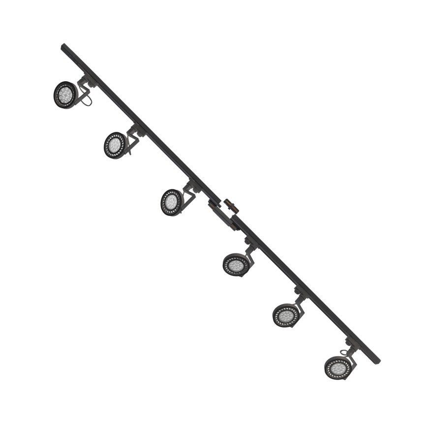 Zuma Line - Faretto per sistema a binario 6xGU10/10W/230V nero