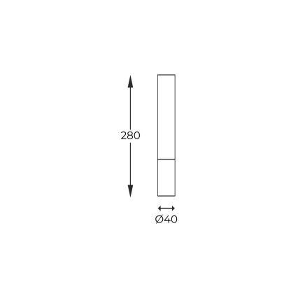 Zuma Line - Luce Spot 1xG9/28W/230V 28 cm legno