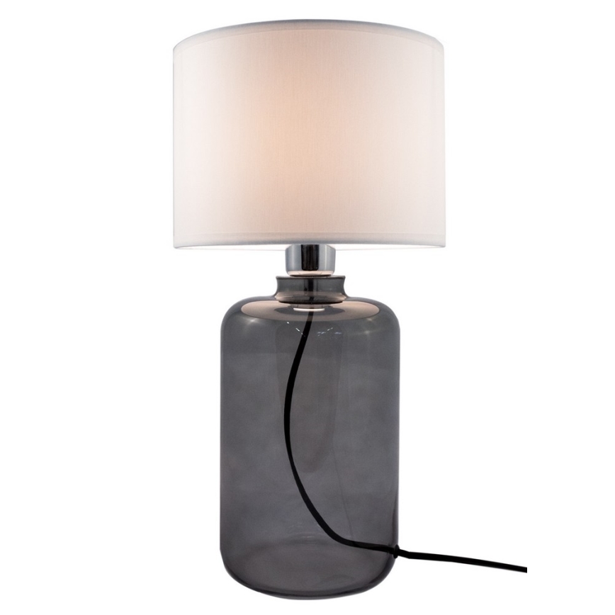 Zuma Line - Lampada da tavolo 1xE27/40W/230V bianca/nera