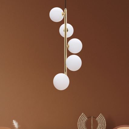Zuma Line - Lampadario a sospensione con filo 5xG9/40W/230V