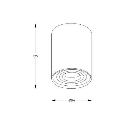 Zuma Line - LED RGBW Faretto dimmerabile 1xGU10/4,8W/230V nero + telecomando