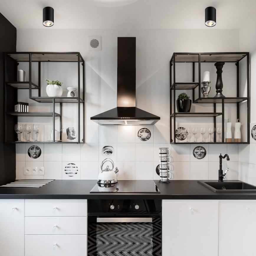 Zuma Line - LED RGBW Faretto dimmerabile 1xGU10/6W/230V nero + telecomando