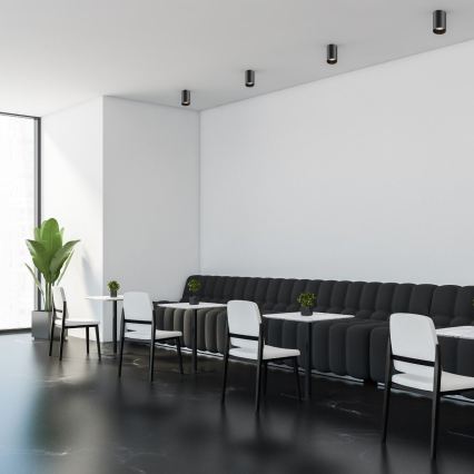 Zuma Line - Faretto dimmerabile LED RGBW 1xGU10/4,8W/230V nero + telecomando