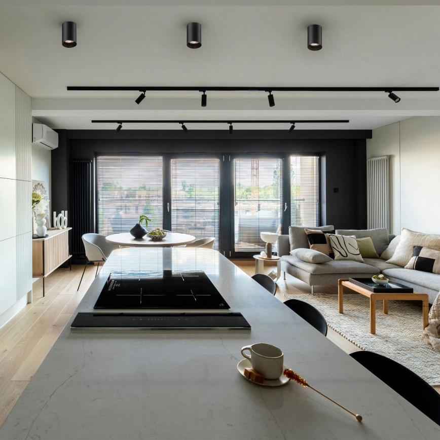 Zuma Line - Faretto dimmerabile LED RGBW 1xGU10/4,8W/230V nero + telecomando