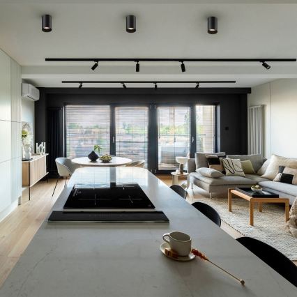 Zuma Line - Faretto dimmerabile LED RGBW 1xGU10/6W/230V nero + telecomando