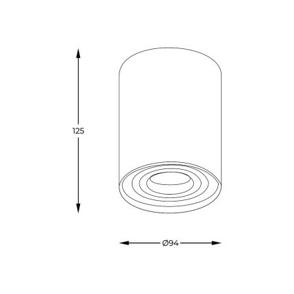 Zuma Line - Faretto LED RGBW dimmerabile 1xGU10/6W/230V oro + telecomando