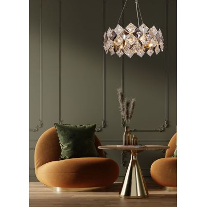 Zuma Line - Lampadario a sospensione con filo 6xE14/40W/230V oro