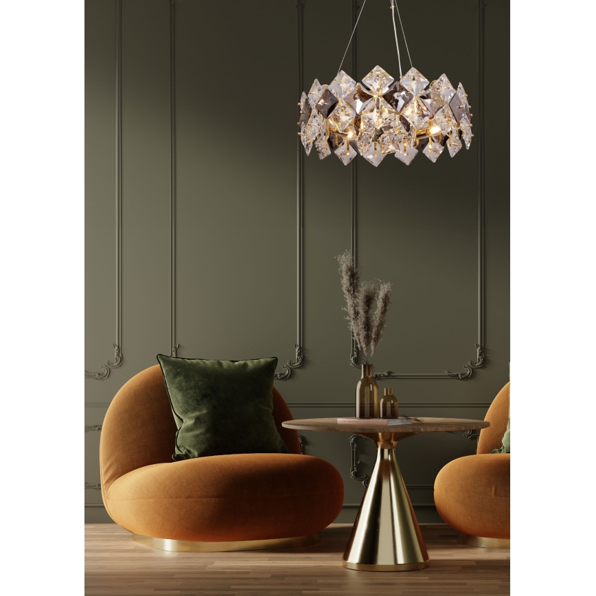 Zuma Line - Lampadario a sospensione con filo 6xE14/40W/230V oro
