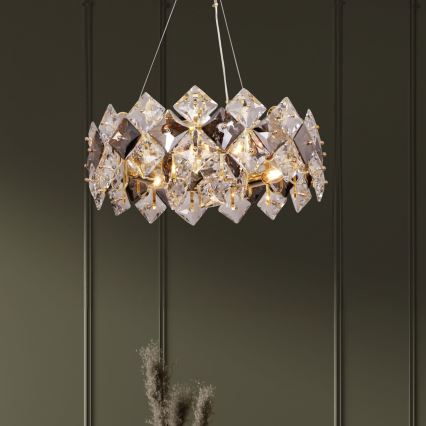 Zuma Line - Lampadario a sospensione con filo 6xE14/40W/230V oro