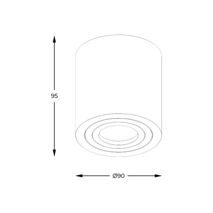 Zuma Line - Faretto da bagno LED RGBW dimmerabile 1xGU10/6W/230V IP44 bianco + telecomando