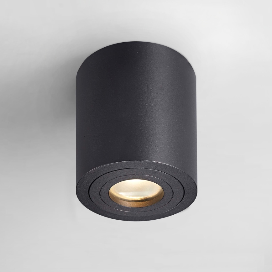 Zuma Line - Faretto da bagno dimmerabile LED RGBW 1xGU10/4,8W/230V IP44 nero + telecomando