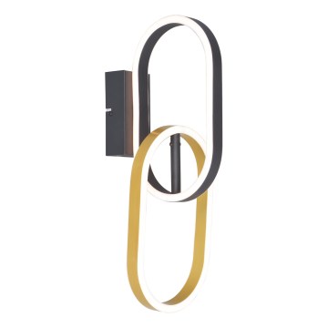 Zuma Line - Applique LED 2xLED/12W/230V nero/oro