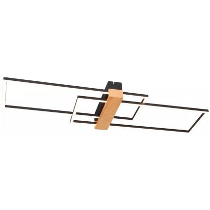 Zuma Line - Plafoniera LED LED/39W/230V 3000K nero/pino