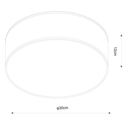 Zuma Line - Plafoniera 2xE14/40W/230V nera