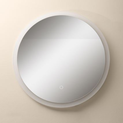Zuma Line - Specchio da parete per bagno con retroilluminazione a LED integrata, 24W/230V, 3000/4000/6000K, Ø 60 cm, IP44