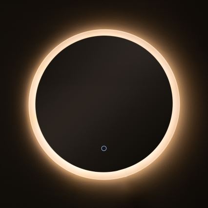 Zuma Line - Specchio da parete per bagno con retroilluminazione a LED integrata, 24W/230V, 3000/4000/6000K, Ø 60 cm, IP44