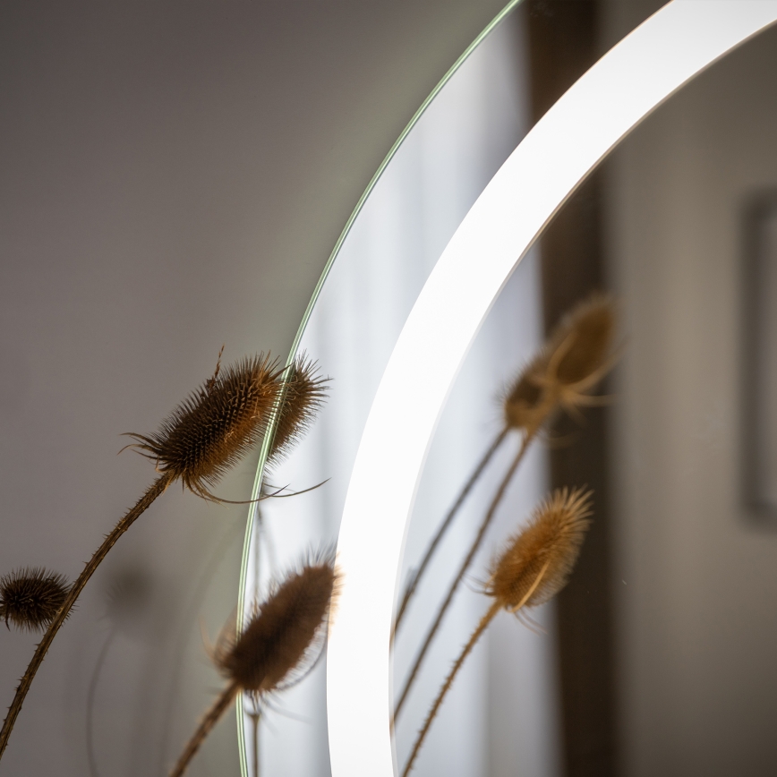 Zuma Line - Specchio da parete per bagno con retroilluminazione a LED/36W/230V 3000/4000/6000K diam. 80 cm IP44