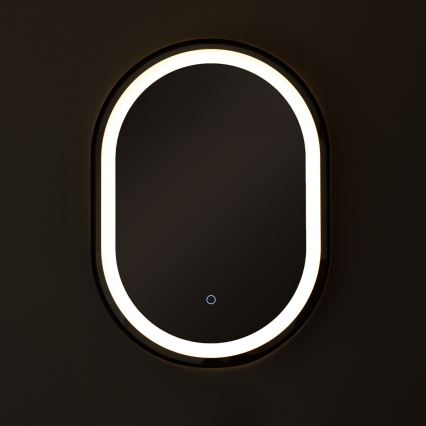 Zuma Line - LED Bagno muro specchio con retroilluminazione LED/24W/230V 3000/4000/6000K 70x50 cm IP44 nero