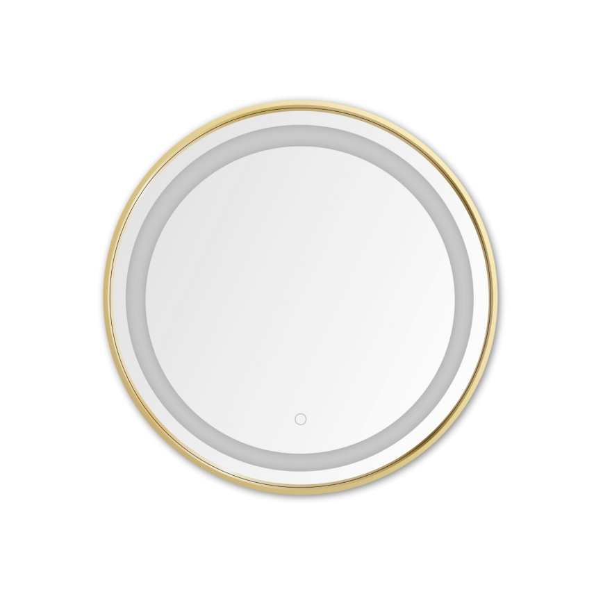 Zuma Line - LED Bagno muro specchio con retroilluminazione LED/24W/230V 3000/4000/6000K diametro 60 cm IP44 oro