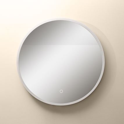 Zuma Line - LED Bagno muro specchio con retroilluminazione LED/24W/230V 3000/4000/6000K diametro 60 cm IP44 bianco/oro