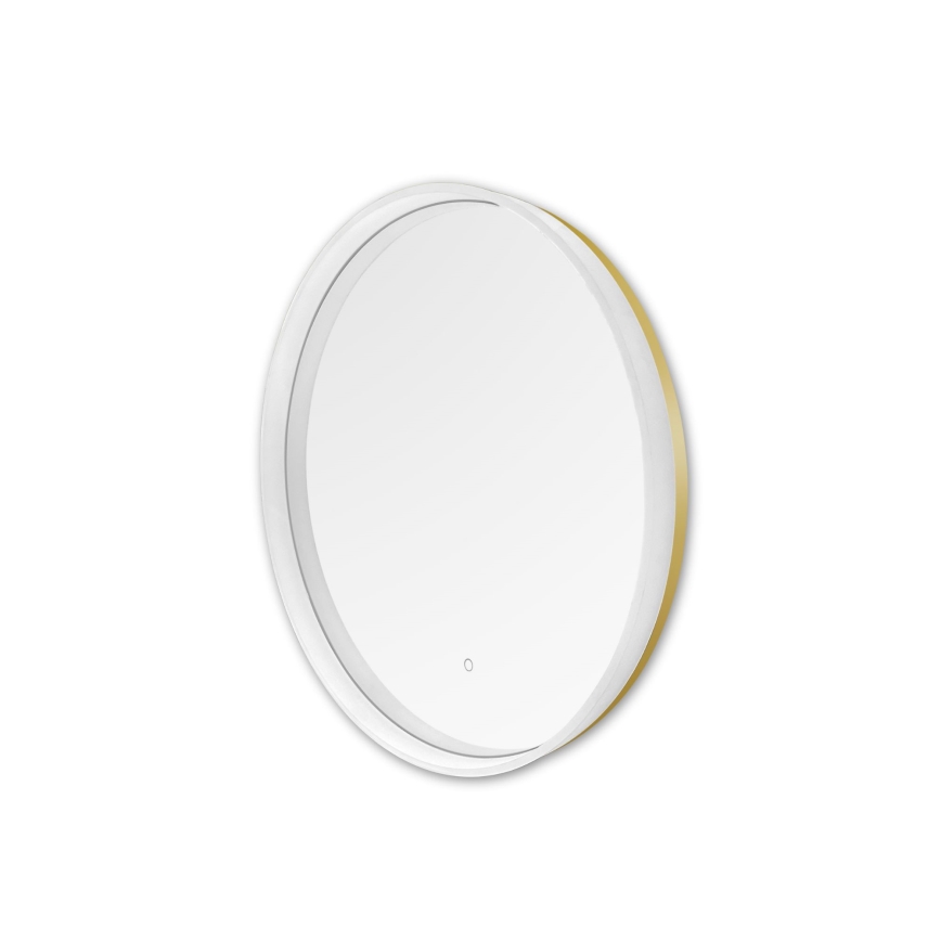 Zuma Line - LED Bagno muro specchio con retroilluminazione LED/24W/230V 3000/4000/6000K diametro 60 cm IP44 bianco/oro