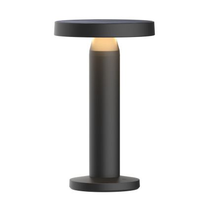 Zuma Line - Lampada da tavolo solare dimmerabile LED/2W/2000 mAh IP44 nero