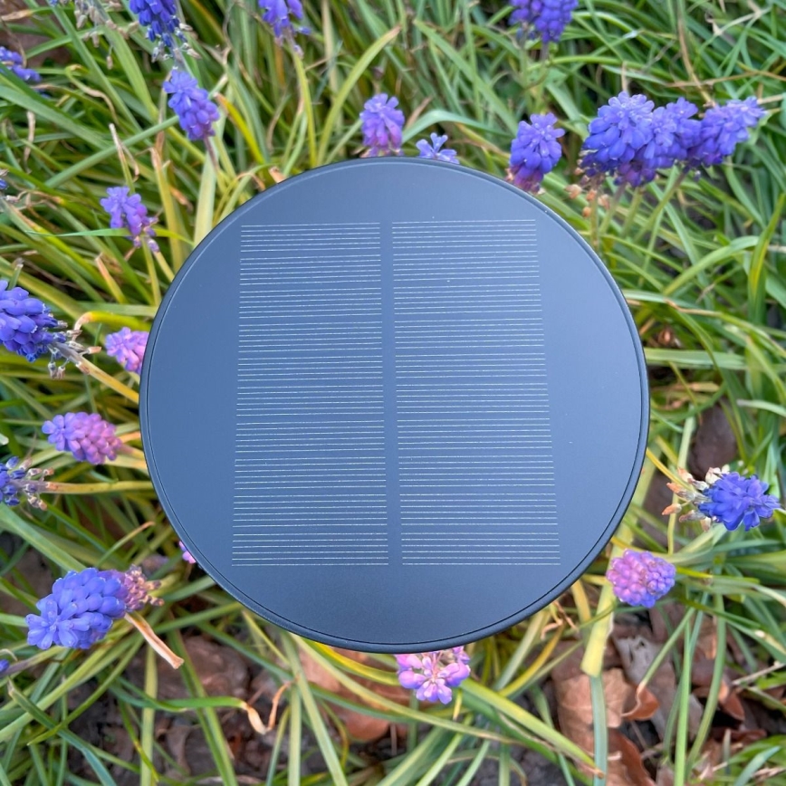 Zuma Line - Lampada da tavolo solare dimmerabile LED/2W/2000 mAh IP44 nero