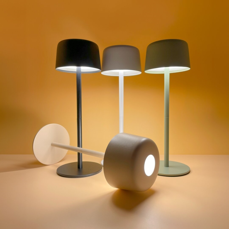 Zuma Line - LED Lampada da tavolo ricaricabile dimmerabile LED/2W/1200 mAh IP44 color crema