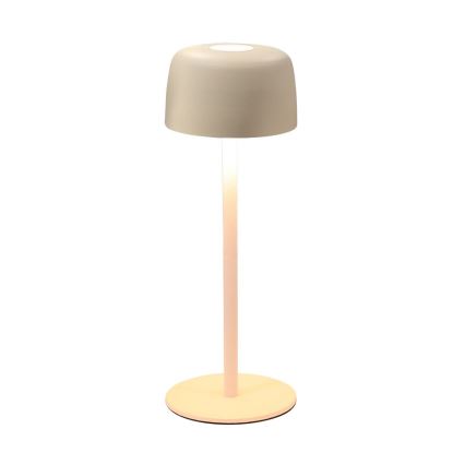 Zuma Line - LED Lampada da tavolo ricaricabile dimmerabile LED/2W/1200 mAh IP44 color crema