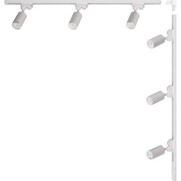 Zuma Line - Faretto nel sistema a binario 6xGU10/35W/230V bianco