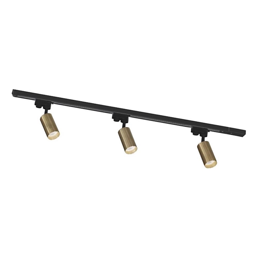 Zuma Line - Faretto per sistema 3xGU10/35W/230V nero/oro