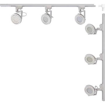Zuma Line - Faretto per sistema a binario 6xGU10/15W/230V bianco