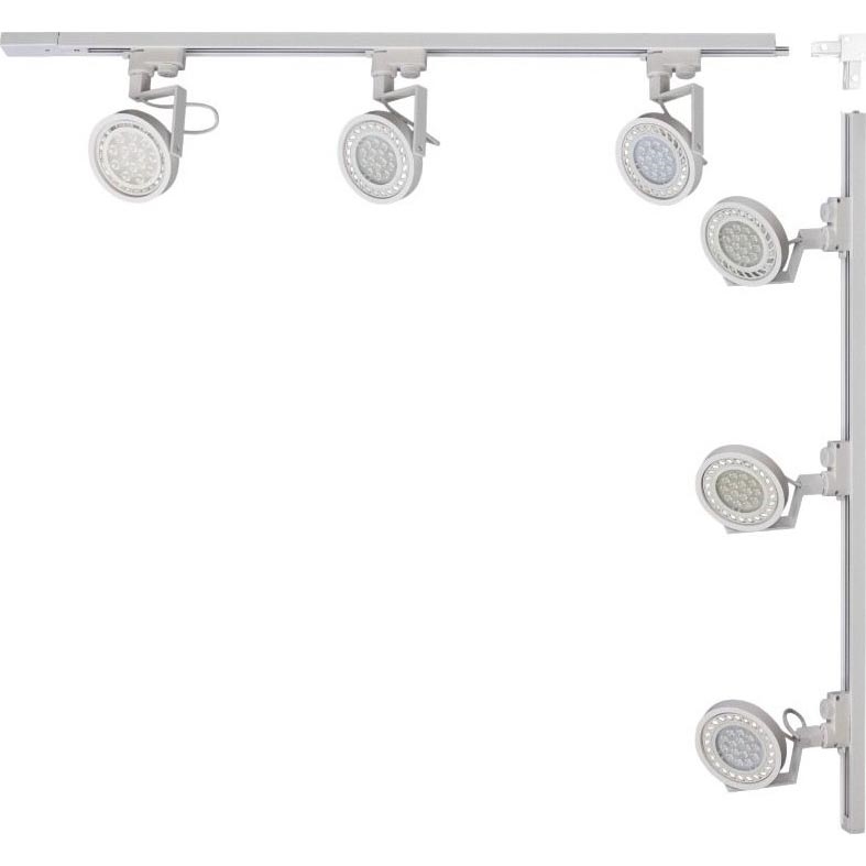 Zuma Line - Faretto per sistema a binario 6xGU10/15W/230V bianco