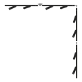 Zuma Line - Faretto per sistema a binario 8xGU10/35W/230V nero