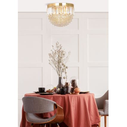 Zuma Line - Plafoniera 5xE14/40W/230V diametro 40 oro