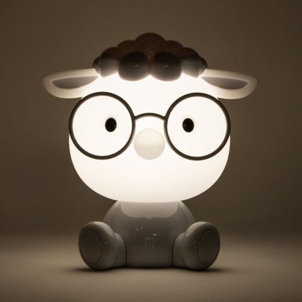 Zuma Line KDR-612-GR - Lampada da tavolo touch per bambini SHEEP LED/3W/230V	pecora grigia