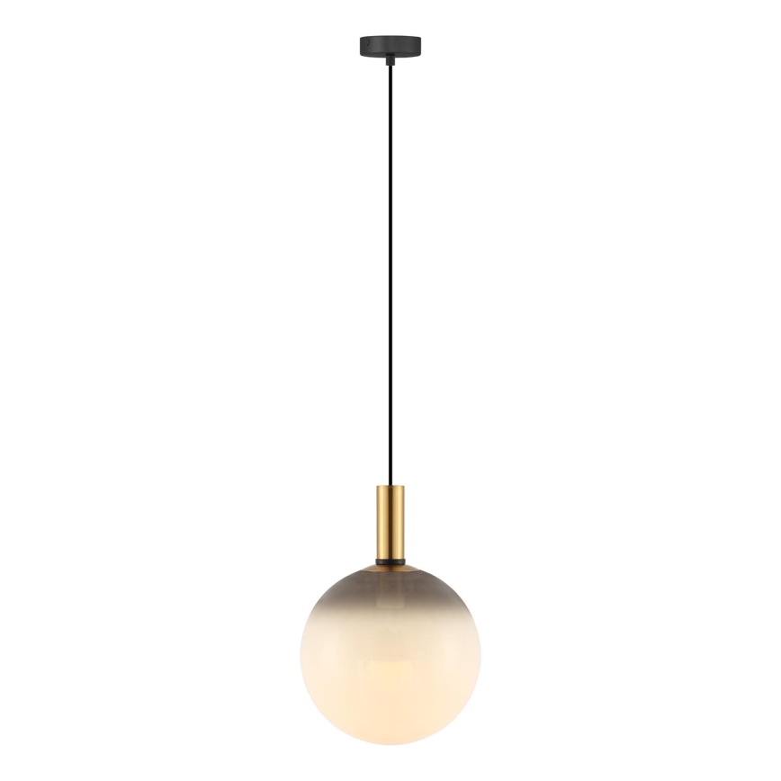 Zuma Line - Lampada a sospensione con cavo 1xE27/25W/230V Ø 30 cm oro/nero